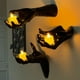 thumbnail image 4 of Promotion!Halloween 3 decoraciones de mano aterradoras para colgar en la pared esculturas artísticas góticas para colgar en la pared, 4 of 8