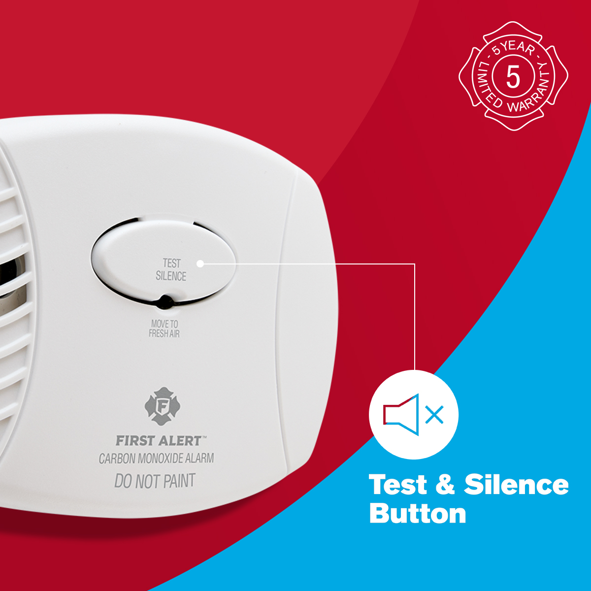First Alert CO400 Battery Operated Carbon Monoxide Alarm - image 4 of 9