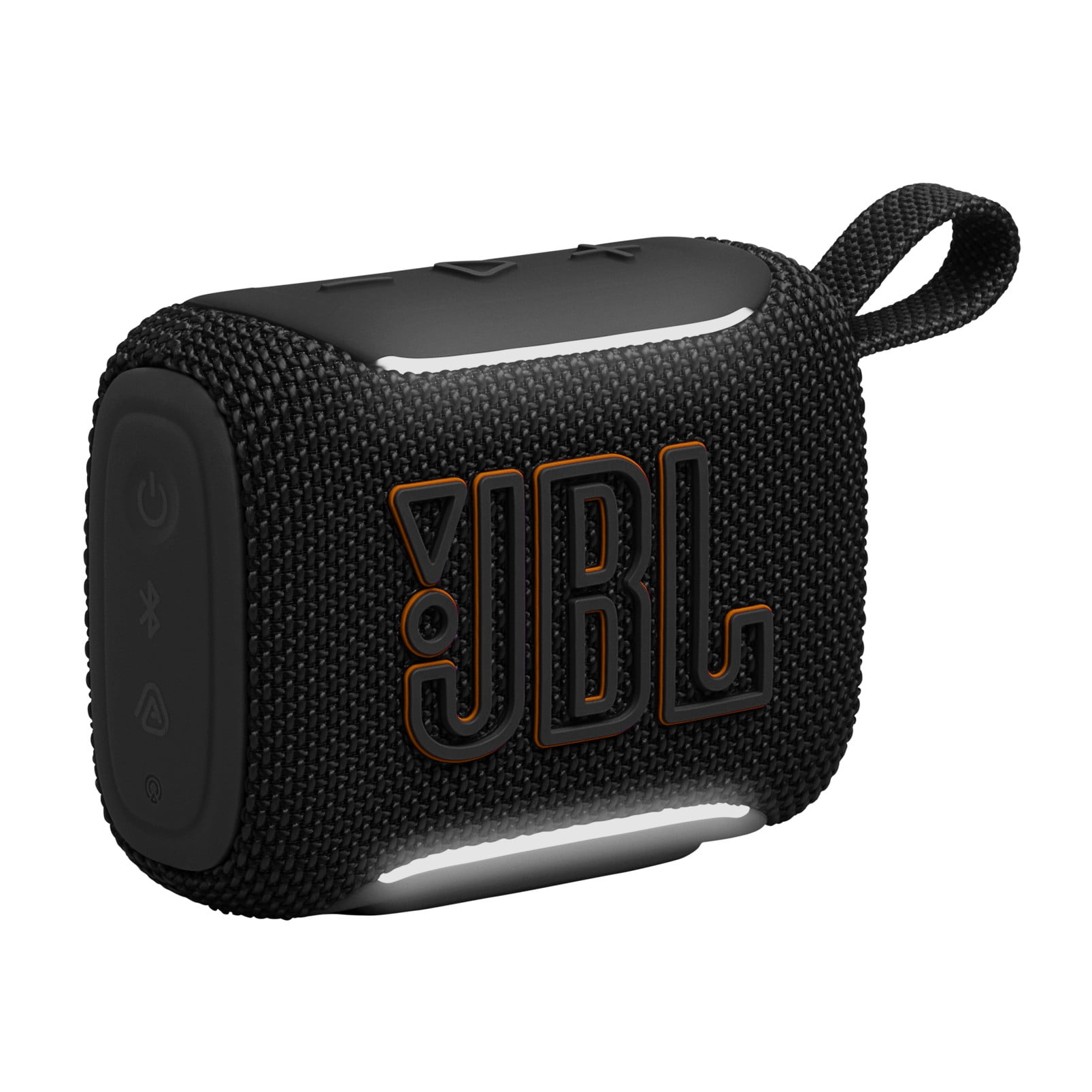 JBL Go 5 - Ultra-portable waterproof and drop-proof speaker with JBL legendary sound and ambient edge lighting - Black