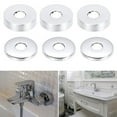 thumbnail image 5 of Shower Kitchen Stainless Steel Flange Cover Wall Flange Faucet Decorative Cover Faucet Decor Faucet Accessories Pipe Wall Covers 50X21X12MM, 5 of 8