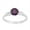 Amethyst, variant on 4mm Round Shape Labradorite 925 Sterling Silver Three Stone Solitaire Women Wedding Ring