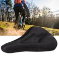 thumbnail image 4 of Funda de asiento de bicicleta acolchada con gel antideslizante para bicicletas de montaña y carretera, color negro, mayor comodidad, 4 of 8