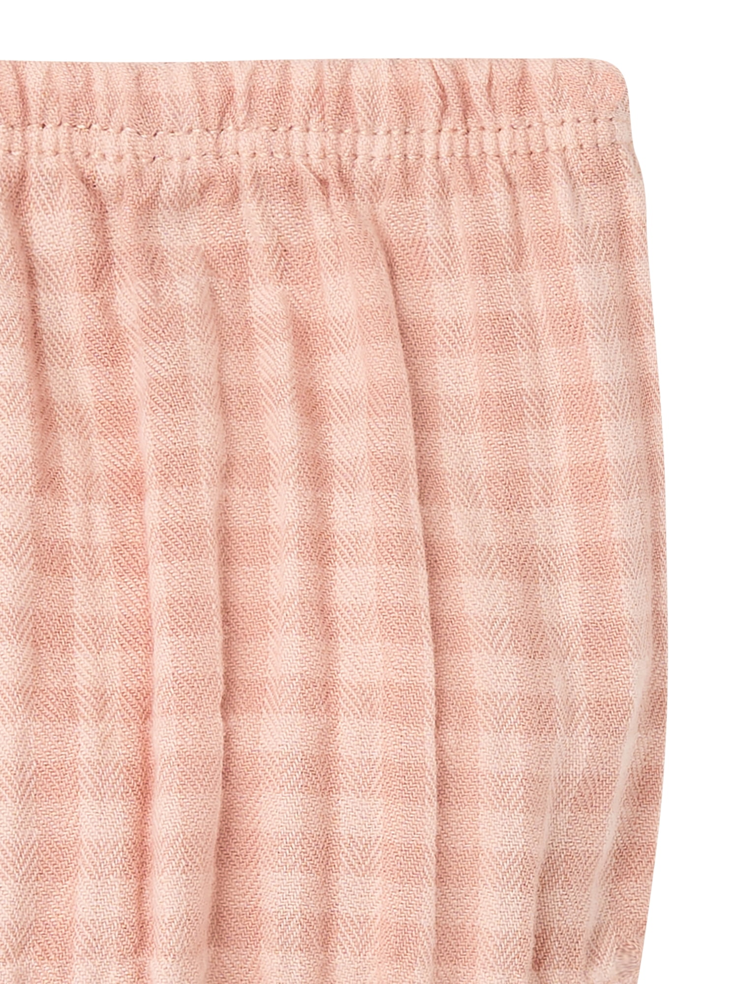 Modern Moments by Gerber Baby Girl Flutter Sleeve Dress and Diaper Cover, 2-Piece, 0/3 Months - 24 Months
