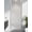 Silver, variant on YOKWOK 24-26" W x 72" H Frameless Hinged Pivot Shower Door, 1/4"(6mm) Clear Tempered Glass Pivot Swing Shower Glass Door, 180° Inward & Outward Opening, Reversible Installation with Handle, Black