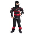 thumbnail image 3 of Ninja Costume Kids Ninja Muscle Costumes Boys Ninja Set Accessories Best Children Gift(kids), 3 of 5