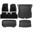 thumbnail image 1 of For 2025 Tesla Model 3 Highland Floor Mats TPE All Weather Front Rear Cargo Liner Mat, Waterproof Anti-Slip Mats, 1 of 7
