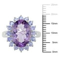 thumbnail image 2 of Everly Women's Amethyst and Tanzanite Sterling Silver Ring, 2 of 6