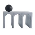 thumbnail image 1 of Estatua de resina con forma de arco, adorno de arco para decoración del hogar, hotel, puerta arqueada moderna, escultura abstracta, figura geométrica, 1 of 9