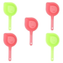 Milisten 5Pcs Plastic Dog Pet Food Scoop for Small Dog Food Measuring with Assorted Color 7.1 x 3.5 x 2.2in