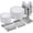 Silver 50 Guests, variant on 300 Piece Gold Glitter Disposable Plates for 50 Guests, Plastic Plates for Party, Wedding, Dinnerware Set of 50 Dinner Plates, 50 Salad Plates, 50 Spoons, 50 Forks, 50 Knives, 50 Cups