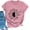 Rosy, variant on Women Sunflower T-Shirt She Believed She Could T-Shirt