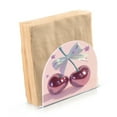thumbnail image 2 of Standing Dining Table Napkin Holder, Napkin Holder for Table Kitchen Acrylic Paper Tissue Organization, Pink Large Cherries, 2 of 8