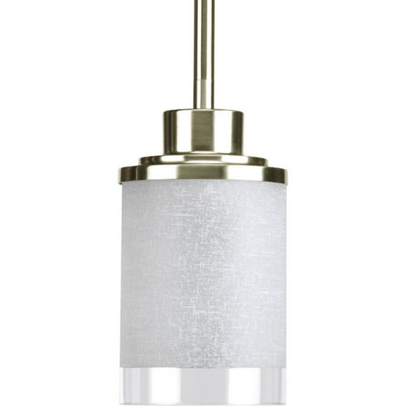 Progress Lighting Alexa P5147-09 1-100W Med Mini-Pendant Brushed Nickel