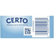 Certo Premium Liquid Fruit Pectin for Homemade Jams and Jellies, Canning Pectin for Cooked and Freezer Preserves, 6 fl oz Pouches, 4-Count Value Pack