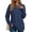Navy, variant on Fantaslook Crewneck Sweatshirts for Women Casual Long Sleeve Shirts Tunic Tops Pullover with Pocket