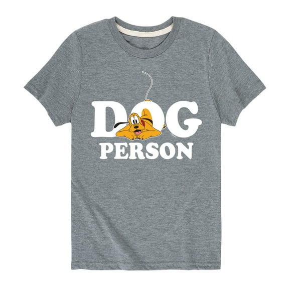 Mickey & Friends - Dog Person - Toddler And Youth Short Sleeve Graphic T-Shirt