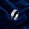 thumbnail image 3 of Pompeii Mens 1 1/4ct Real Diamond Channel Set Eternity Ring Wedding Band Anniversary, 3 of 3