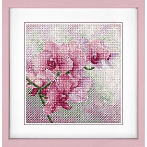 Luca-S Graceful Orchids Counted Cross-Stitch Kit