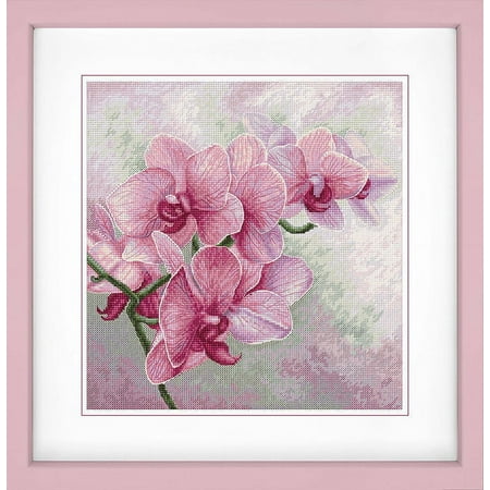 UPC: 4840746065590 | Graceful Orchids B7009L Counted Cross-Stitch Kit