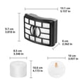 thumbnail image 4 of Replacement Hepa Filter For Shark Nv500 Nv501 Nv502 Rotator Professional Lift- Vacuum Cleaner Acces, 4 of 5