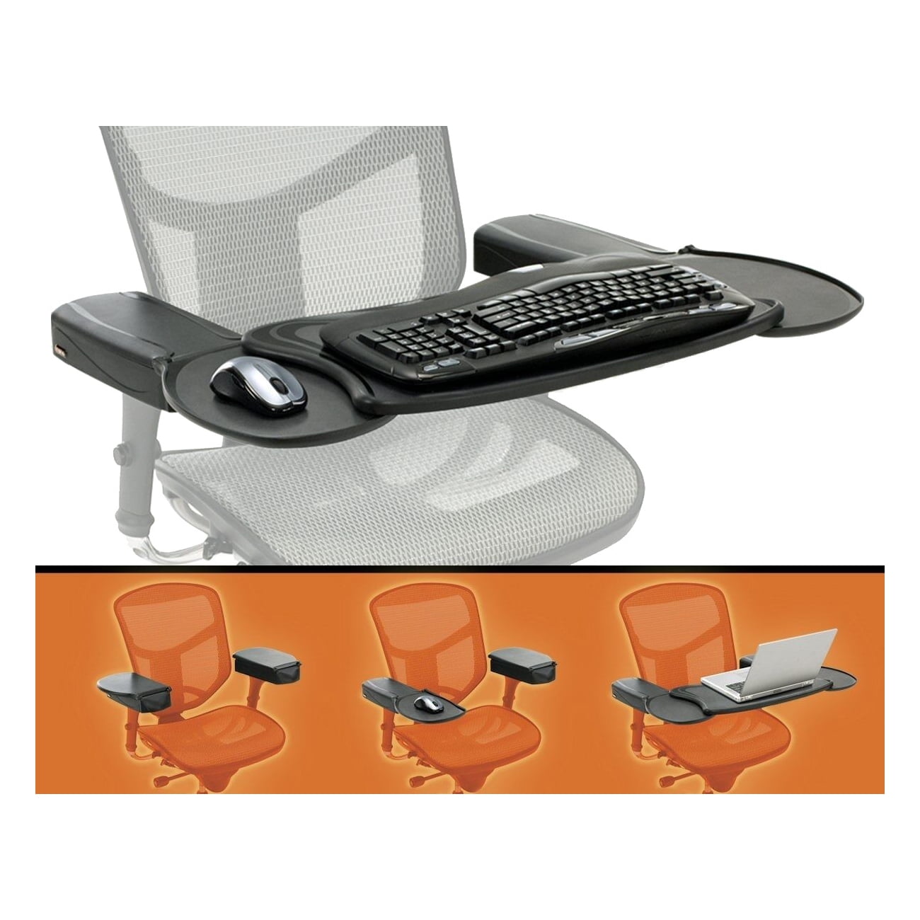 Ergoguys Mobo Chair Mount Keyboard And Mouse Tray System