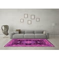 thumbnail image 3 of Ahgly Company Indoor Rectangle Medallion Pink Traditional Area Rugs, 6' x 9', 3 of 4