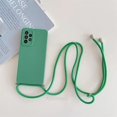 thumbnail image 3 of Funda con cordón cruzado para Samsung Galaxy, cubierta trasera de silicona con cordón, A 34, 24, 54, 14, A54, A34, A24, A14, M54, M13, 4G, 5G, 2023, 3 of 5