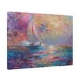 thumbnail image 2 of 12x16 inch Canvas Hanging Picture Sailboats In The Ocean,Bathroom,Swimming Pool Decor Accessory,Modern Style Sailboats In The Ocean Oil Paintings Canvas,For Sailing Lovers Gift,Bedroom Decor, 2 of 6