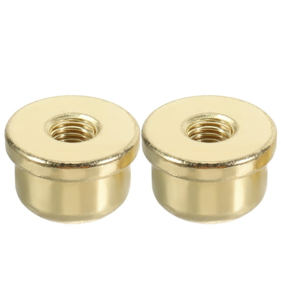 2pcs Brass Lamp Finial Cap Adapter Elegant Knob Accessories for Shade Holder Harp Enhancing Home Lighting Decor