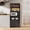 BLACK, variant on HARIPUL 71” H Kitchen Pantry Cabinet, 4-Tier Farmhouse Storage Cabinet with Barn Doors, 2 Drawers, Adjustable Shelf, Freestanding Cupboard for Kitchen, Living Room, Bathroom