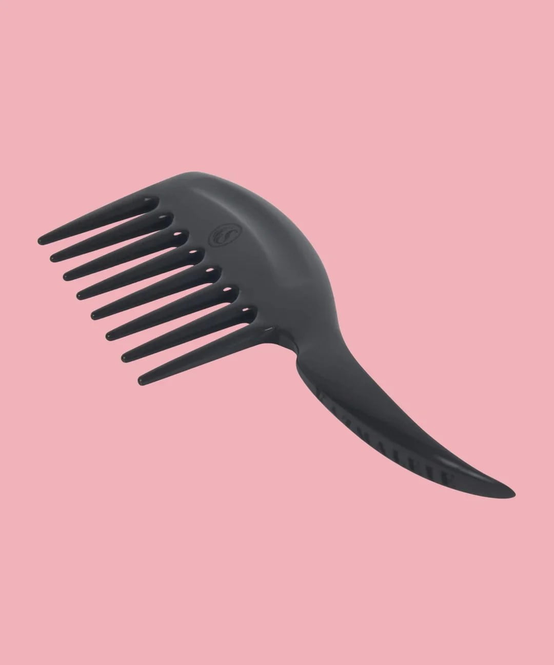 KAZMALEJE Kurls Plus Wide Tooth Hair Comb, Graphite