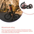 thumbnail image 1 of Oversized Ceramic Bearing Rustproof Pulley Rear Derailleur Cage Wear-resistant Hub Guide Wheel Kit Bike Accessories Outdoor Black/Red SD3, 1 of 7