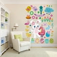 thumbnail image 5 of kladzum Easter Wall Stickers for Wall Decoration Easter Window Stickers Easter Bunny Eggs Radish Combo Bedroom Living Room Removable Stickers Wall Decal for Home School Office Party Supplies, 5 of 6
