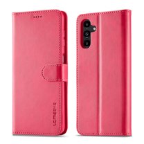 Dteck Case for Samsung Galaxy A13 5G,Magnetic Wallet Case with Card Holder Premium PU Leather Viewing Stand Shockproof Flip Cover,Rose