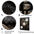 thumbnail image 3 of Designart "The Dark Elegance Of Bitcoin" Fashion Bitcoin Floater Framed Wall Decor, 3 of 5