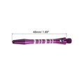 thumbnail image 2 of Uxcell 45mm Dart Shafts, Medium 2BA Thread Aluminum Dart Stems - 6 Pack (Silver Tone, Purple), 2 of 5
