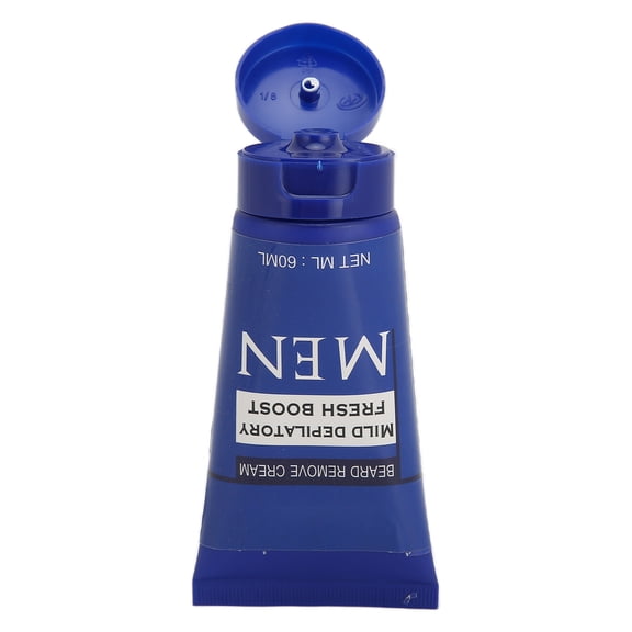 FTVOGUE Beard Hair Removal Cream,Hair Removal Cream Safe Non Irritating Nature Depilatory Cream for Men All Skin Types,Non Irritating Hair Removal Cream