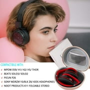 Headphone Case Compatible with Mpow 059/ H1/ H2/ H5/ for Thor/ for Beats Solo3/ Solo2/ for Picun P26/ for iJoy Matte Finish/ for Elecder i39/ More Foldable Bluetooth Wireless Headset - Rose Gold