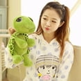 thumbnail image 2 of Cute Baby Super Green Big Eyes Stuffed Tortoise Turtle Animal Plush Baby Toy Gift Hot 20CM, 2 of 5