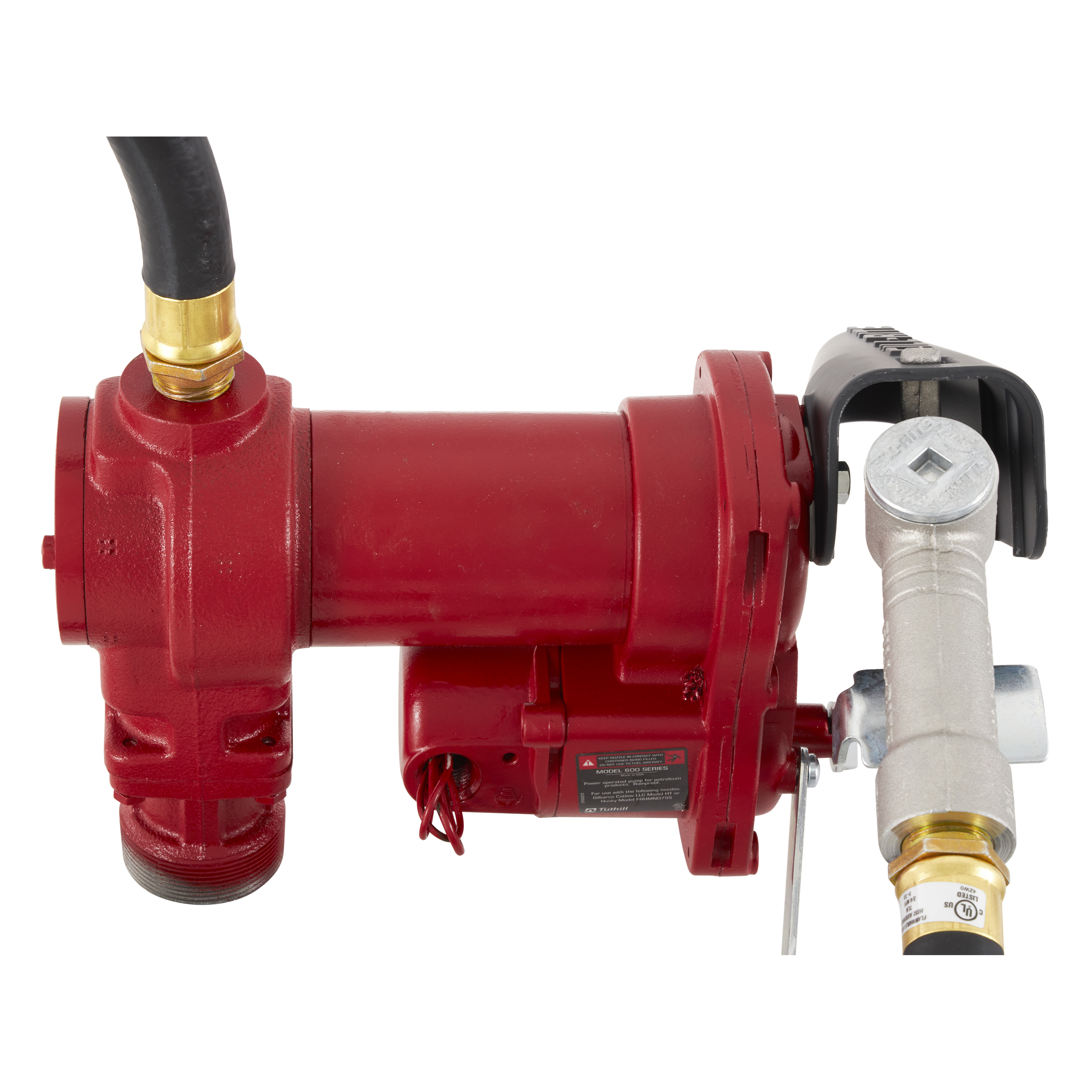 Tuthill Transfer FR610H 115V 1.5 Amp Heavy-Duty 15 GPM Corded Fuel Transfer Pump with Manual Nozzle