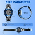thumbnail image 6 of Digital Sports Watch for Age 4-15 Waterproof Watches with Alarm Stopwatch Birthday Chriatmas Gift for Age 4-15, 6 of 8