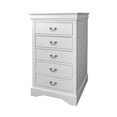 thumbnail image 5 of Acme Louis Philippe III Chest, White 32"L x 18"W x 48"H, 5 of 5