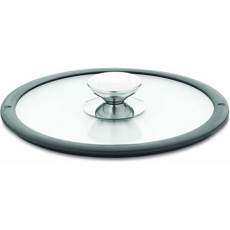 Berndes Glass Lid with Black Silicone Rim 6.75 inches Diameter