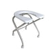 thumbnail image 5 of Asiento de inodoro plegable para personas mayores, taburete de inodoro en cuclillas, silla de ducha portátil Altura 30cm, 5 of 9