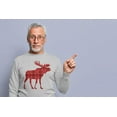 thumbnail image 3 of Old Glory Mens Autumn Plaid Moose Long Sleeve Graphic T Shirt, 3 of 6