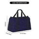 thumbnail image 3 of Fotbe Glittering Purple Starfield Bolsa de Viaje con Estampado, Bolsa de Fin de Semana para Mujer con Compartimento para Zapatos, Bolsa de Gimnasio con Bolsillo Húmedo, 3 of 7