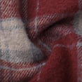 thumbnail image 6 of Womens Plaid Shacket Jacket Long Sleeve Button Down Fleece Lined Hooded Jackets Winter Warm Coat with Pockets, 6 of 8