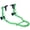 Green + Steel, variant on Adjustable Motorcycle Stand 1000LB Sport Bike Front and Rear Wheel Lift Swingarm Paddock Stands for Garage Maintenance, Red