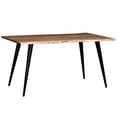 thumbnail image 3 of Primo International Palmerston 48" Modern Wood Live Edge Dining Table in Brown, 3 of 5