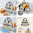 thumbnail image 5 of Yuyamidu Western Cowboy Print 17-Inch Kids Backpack Set, 4Pcs with Lunch Bag Pencil Case Water Bottle Sleeve for Teens Girls Boys Daily Use Travel, 5 of 7